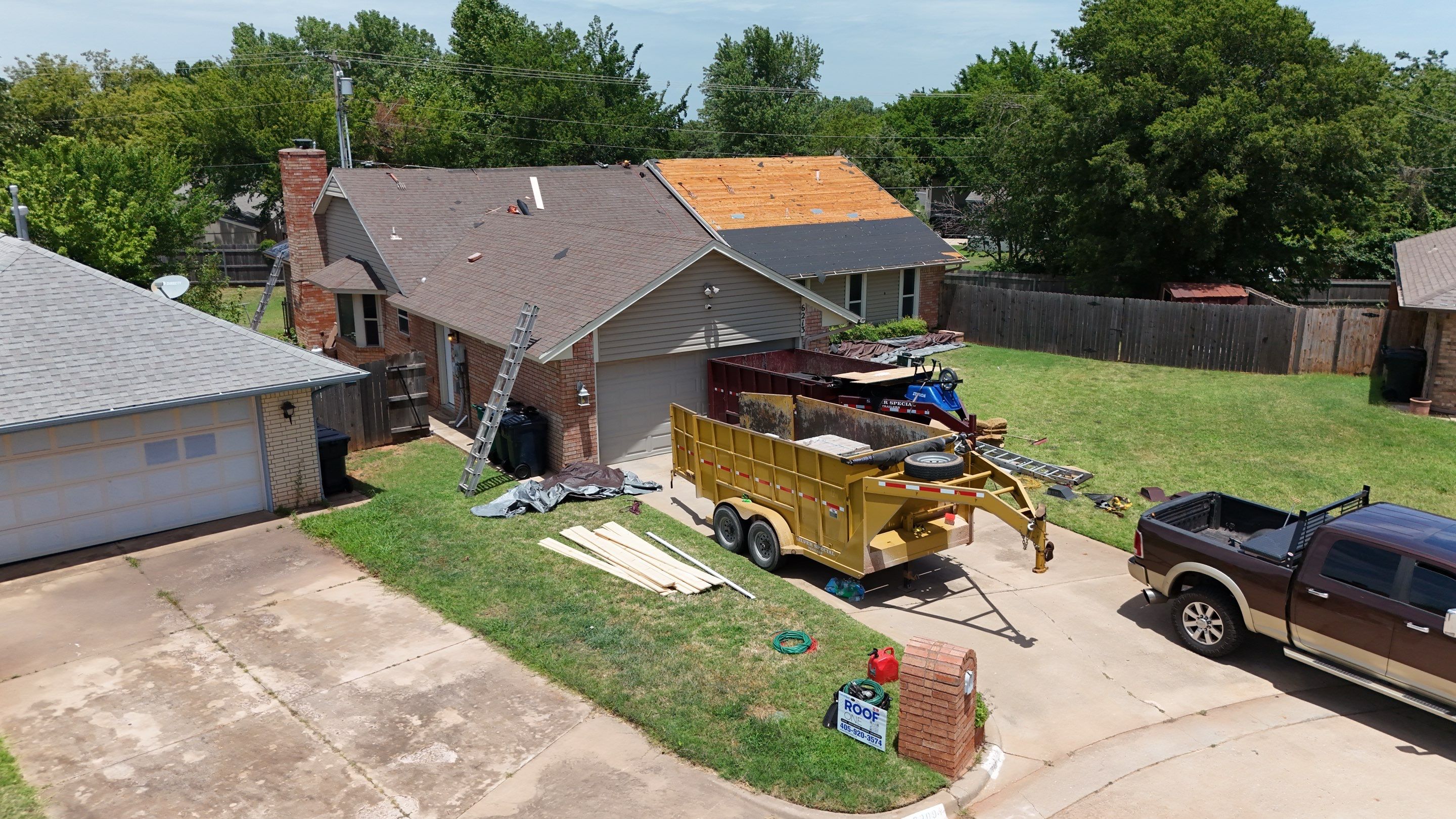 Roof Installation using Certainteed Landmark by Castillo Roofing