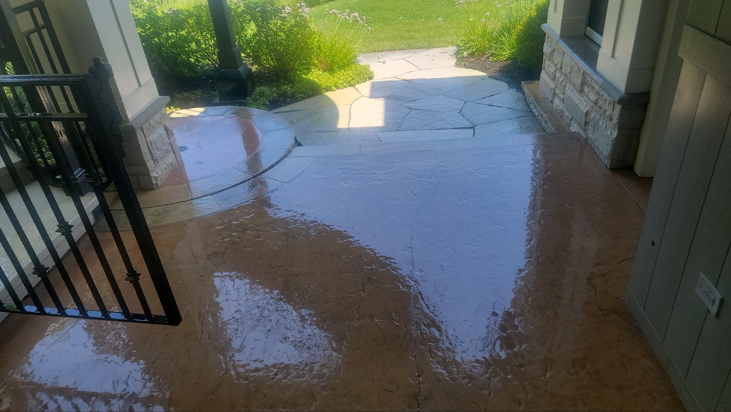 Brick paver clean, sand and seal.  using Surebond SB-1300 by Northern Power Washing LLC.