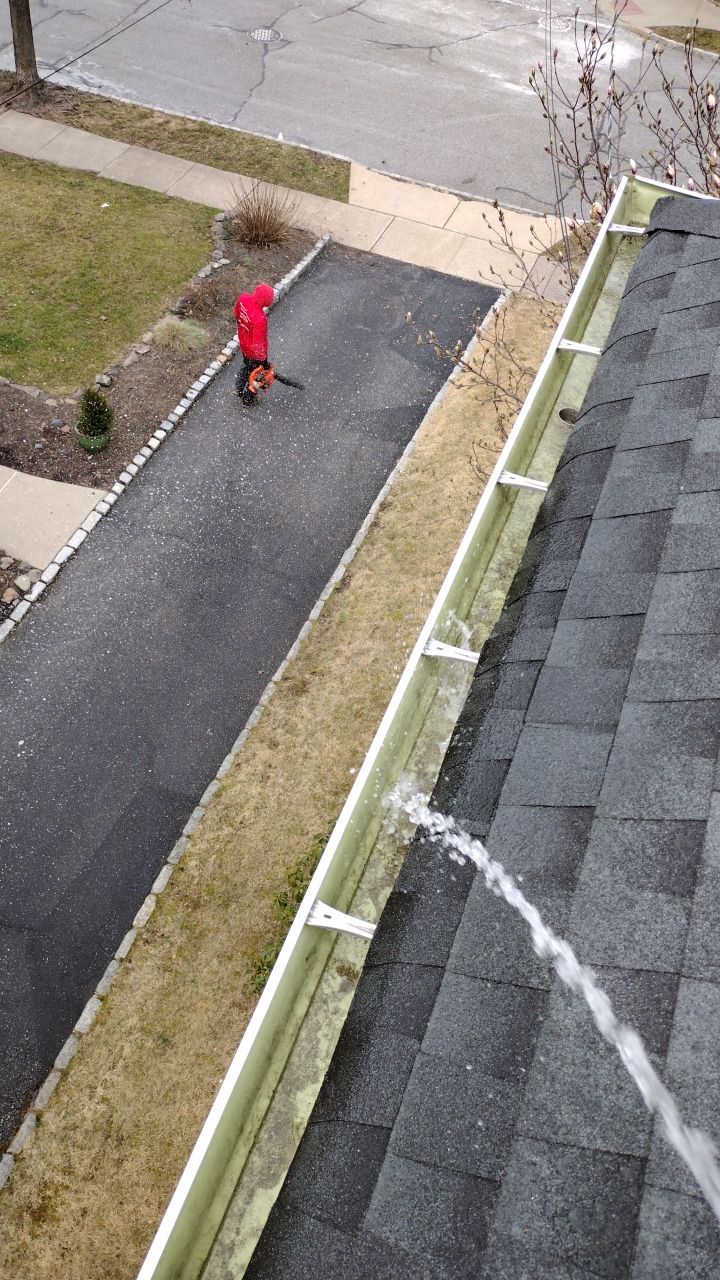 Residential Gutter Cleaning and System Assessment in Verona New Jersey by NJ Home Maintenance Services
