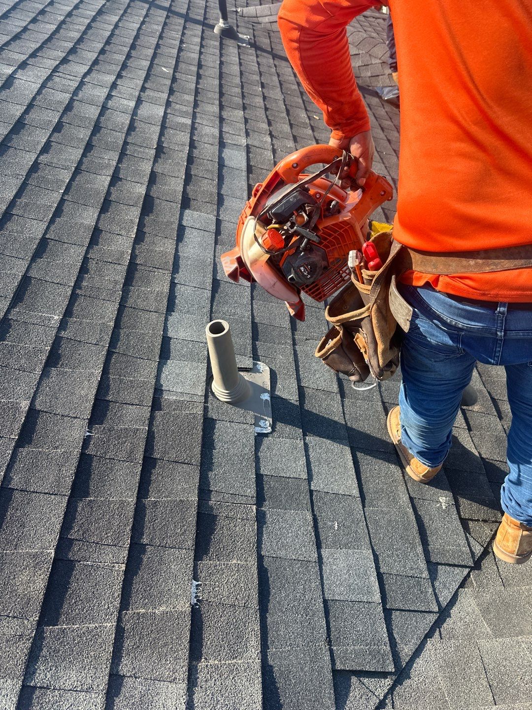 Hail Damage using Owen's Corning Duration (Lifetime) Shingles by Roof Repair Company