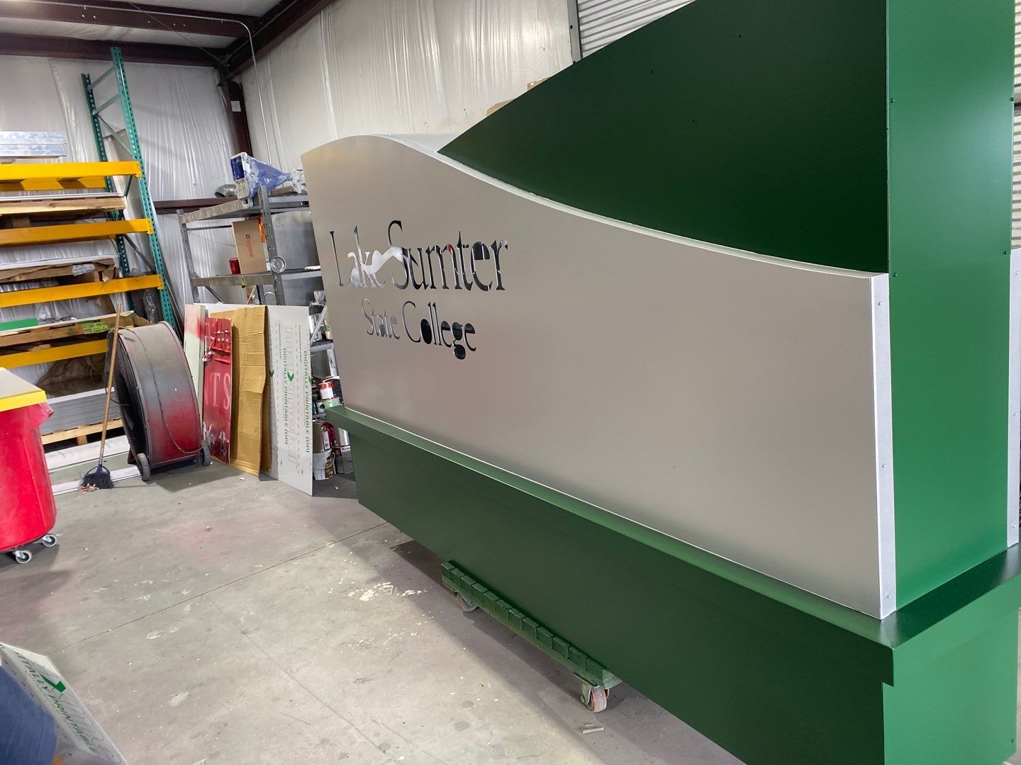 Monument Sign for Lake Sumter State College by SignCrafters