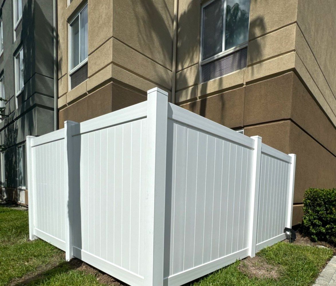 Vinyl Privacy Fence using 6Ft White Vinyl Privacy Fence by Asap fence and gates, LLC