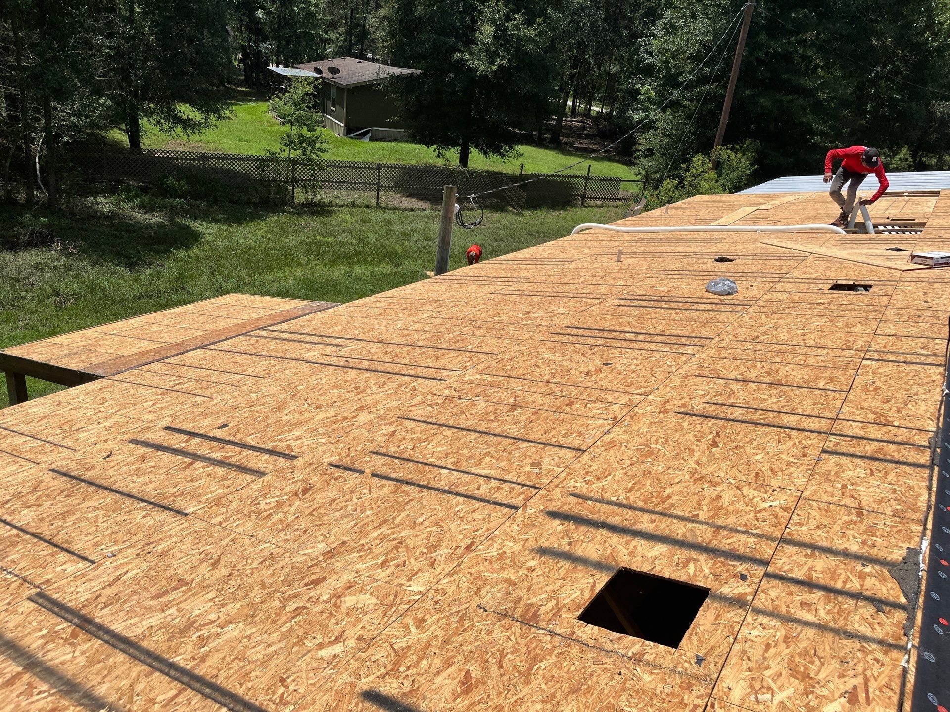 Residential Roofing Installation using Owen's Corning Duration (Lifetime) Shingles by Roof Repair Company