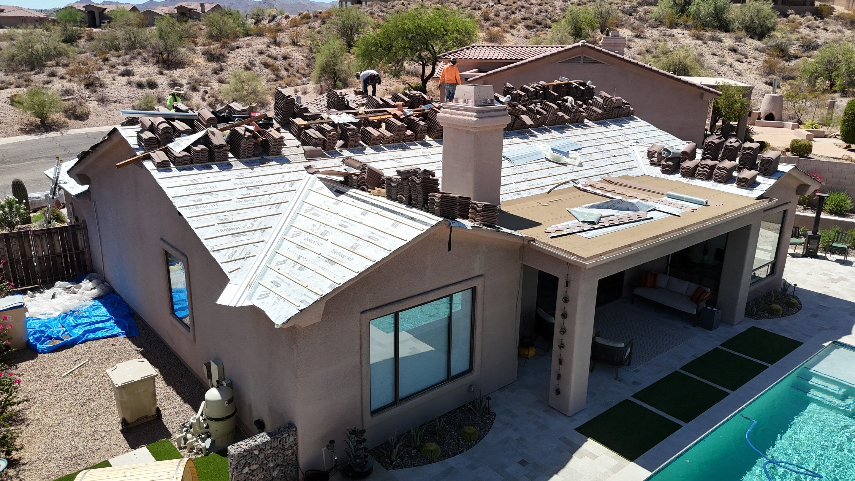 Project in Fountain Hills, AZ by Saint Roofing