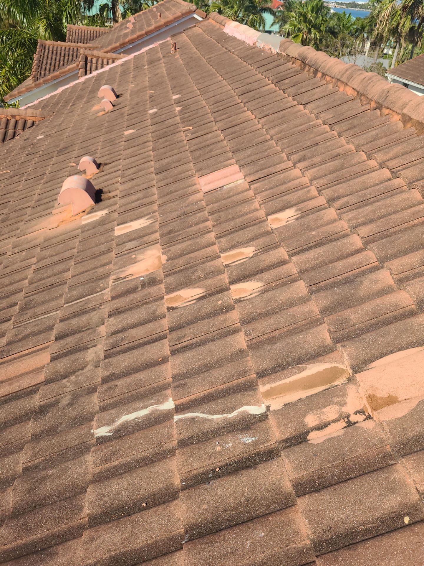 Concrete Tile Roof Repair and Ridge Cap Maintenance in Hypoluxo by Aastro Roofing