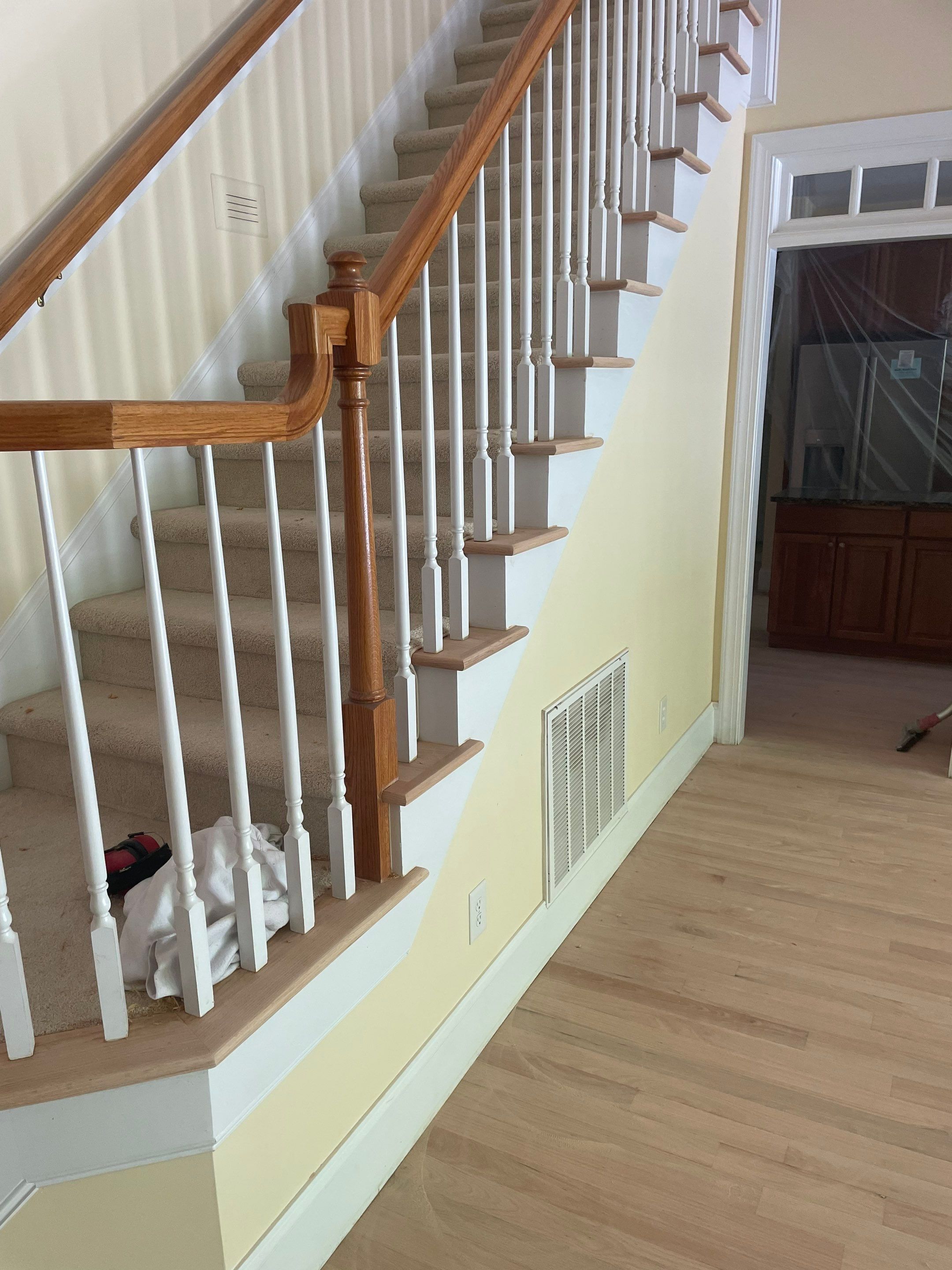 Added flooring, refinished all the floors by Accent Custom Floors