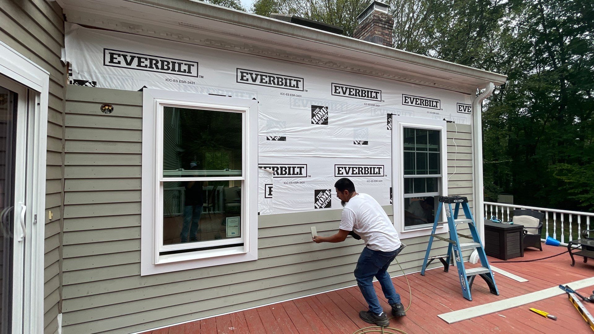Window Project in Trumbull, CT by Lecla Home Improvements and Roofing INC