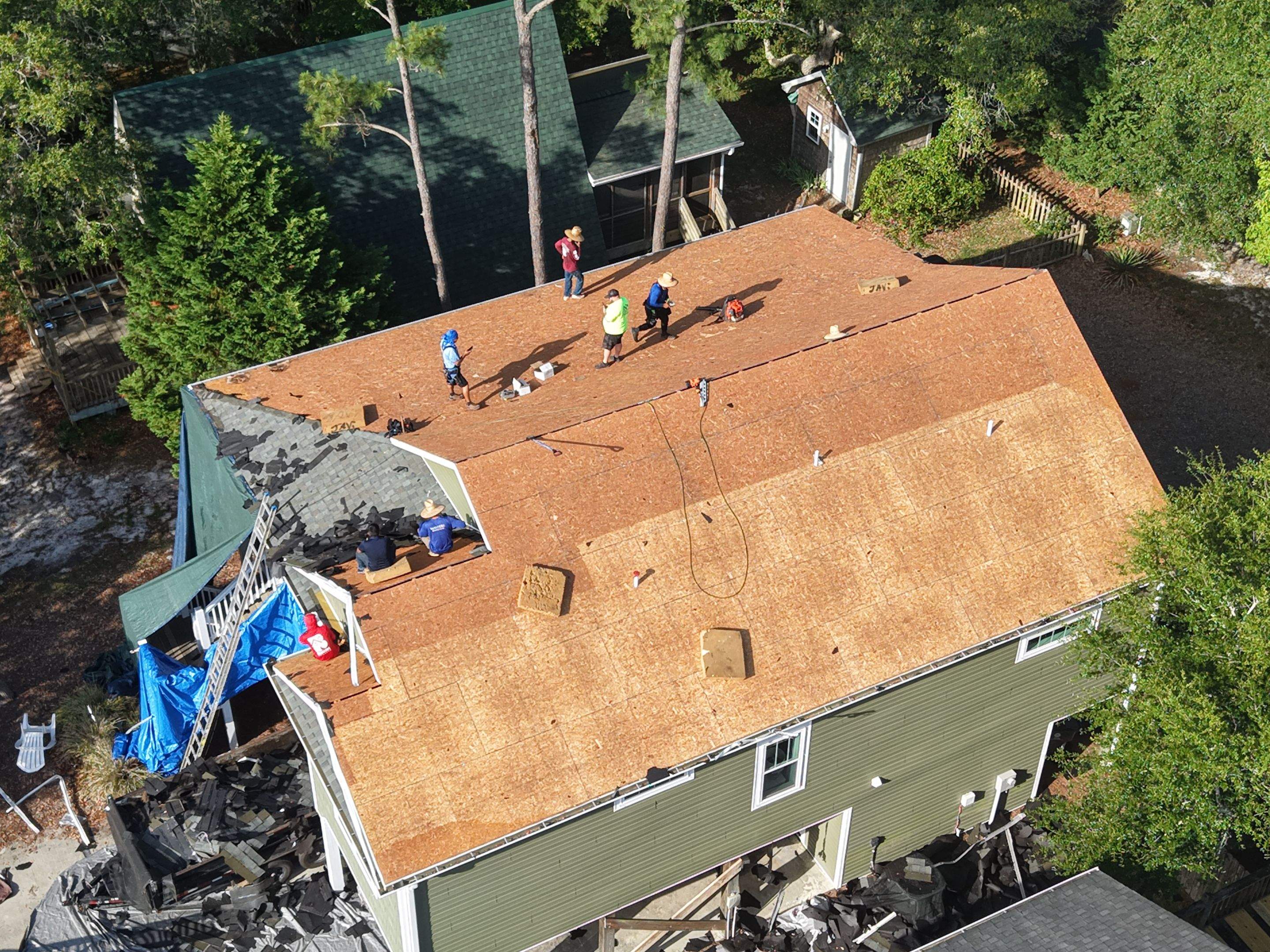 Fortified Roof Replacement in Oak Island NC with CertainTeed Landmark Pro Weathered Wood by RGR Construction and Roofing, LLC