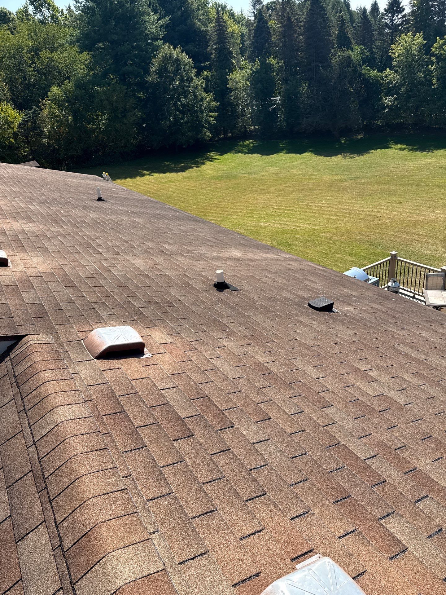 Roof Replacement using Owens Corning Sand Castle and Siding Replacement using Odyssey Plus D4" Wood Grain by 180 Contractors