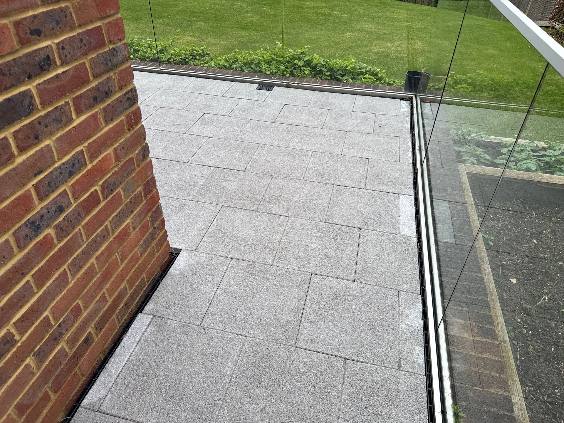 Roof Patio Driveway Clean using Honda 15lpm Low Pressure Washing Machine by Ges Exterior Cleaning ltd