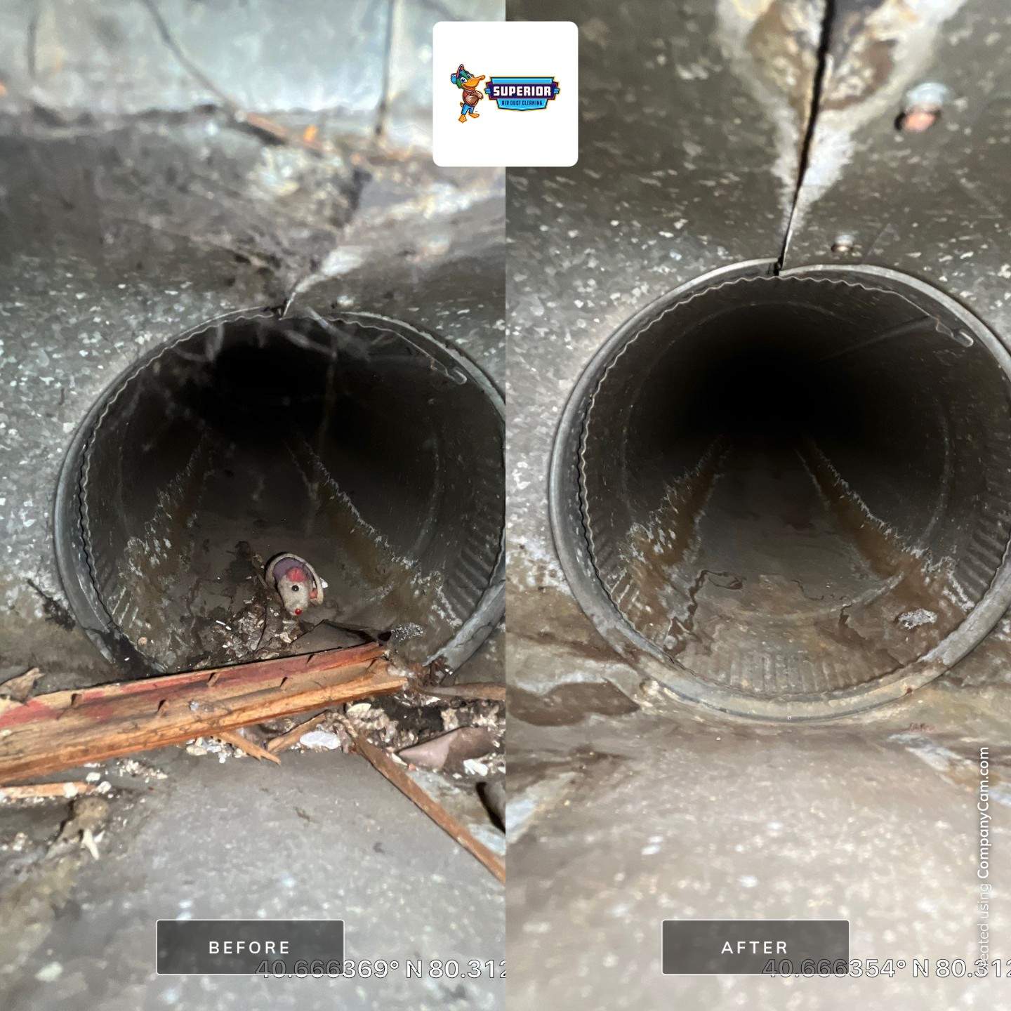 Air Duct & Dryer Vent Cleaning With a Vacuum Truck in Monaca, PA by Superior Air Duct Cleaning