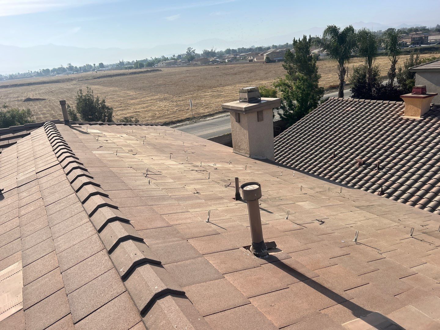 Complete Concrete Tile Roof Replacement and Solar Integration in San Jacinto by Reliable Roofing San Diego Inc.