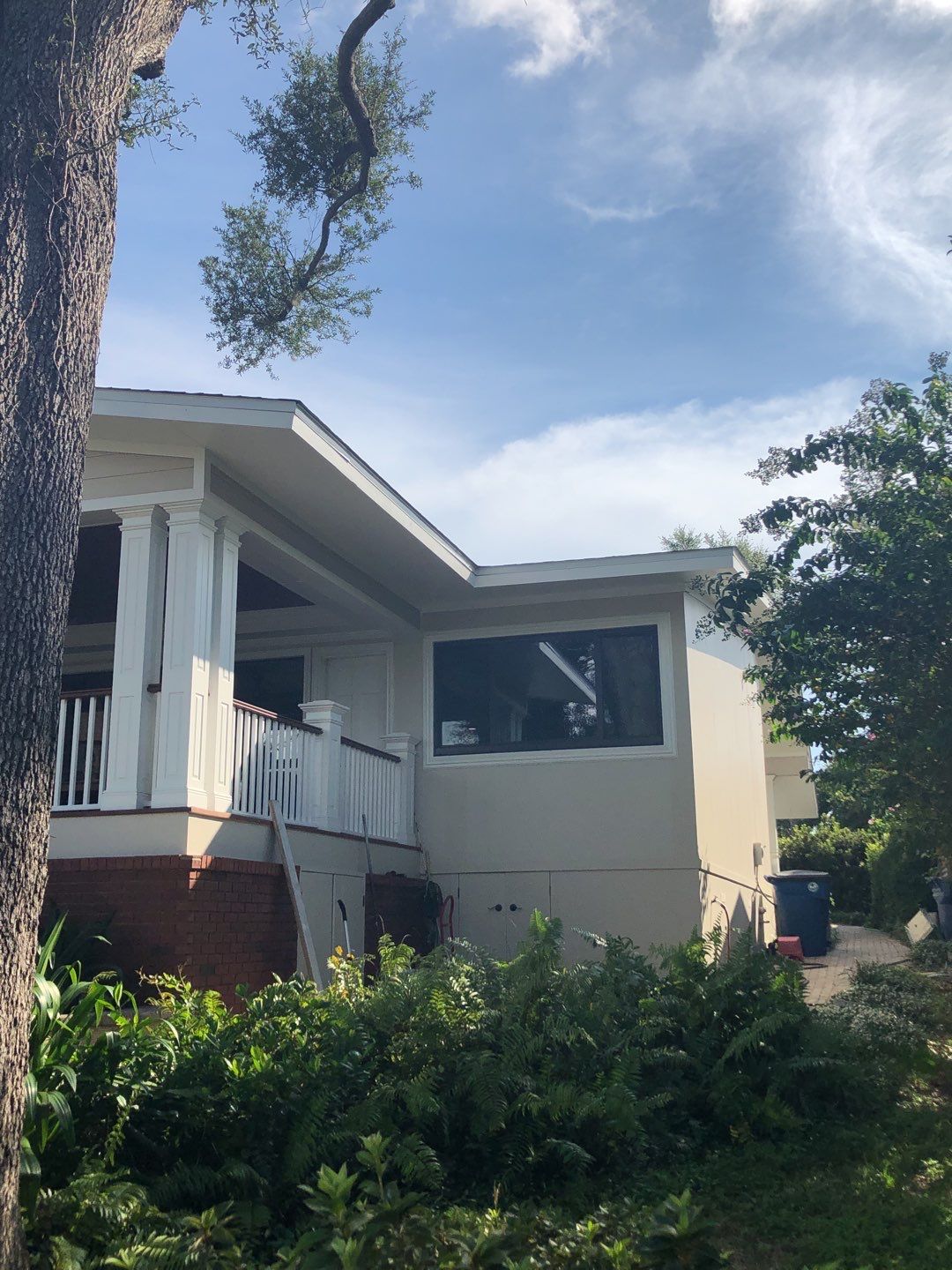 Seamless Gutter Installation using White K-Style Gutters by Gutter Professors
