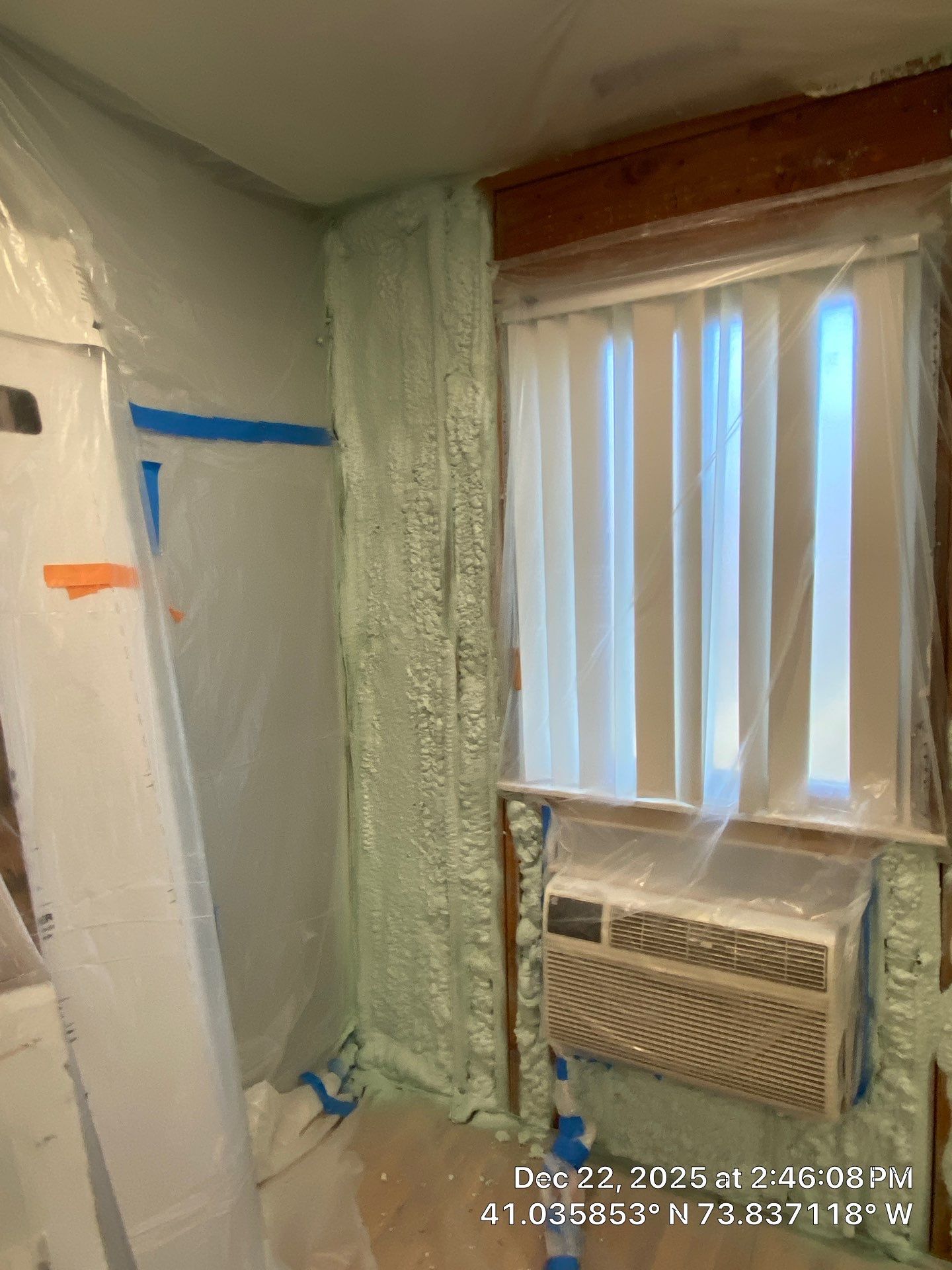 Exterior Walls Using Closed-Cell Spray Foam by NYS Foam & Energy