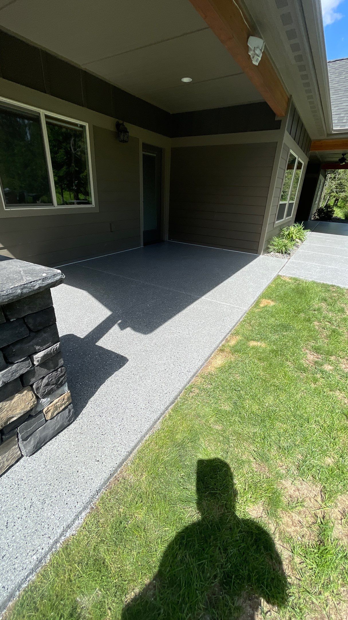 Patio Transformation using Slate Hybrid by Croc Coatings, LLC