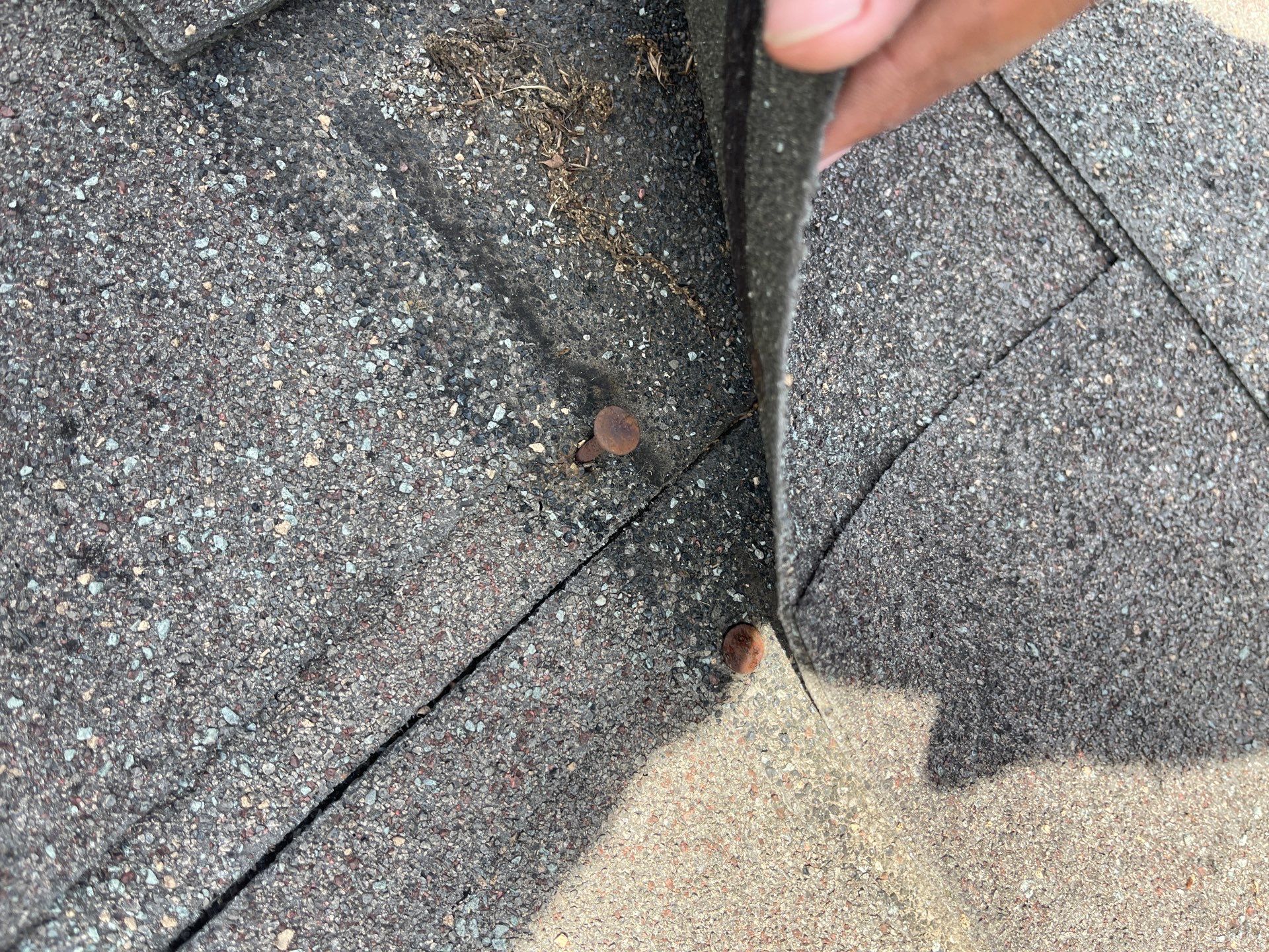 Hail Damage using Owen's Corning Duration (Lifetime) Shingles by Roof Repair Company