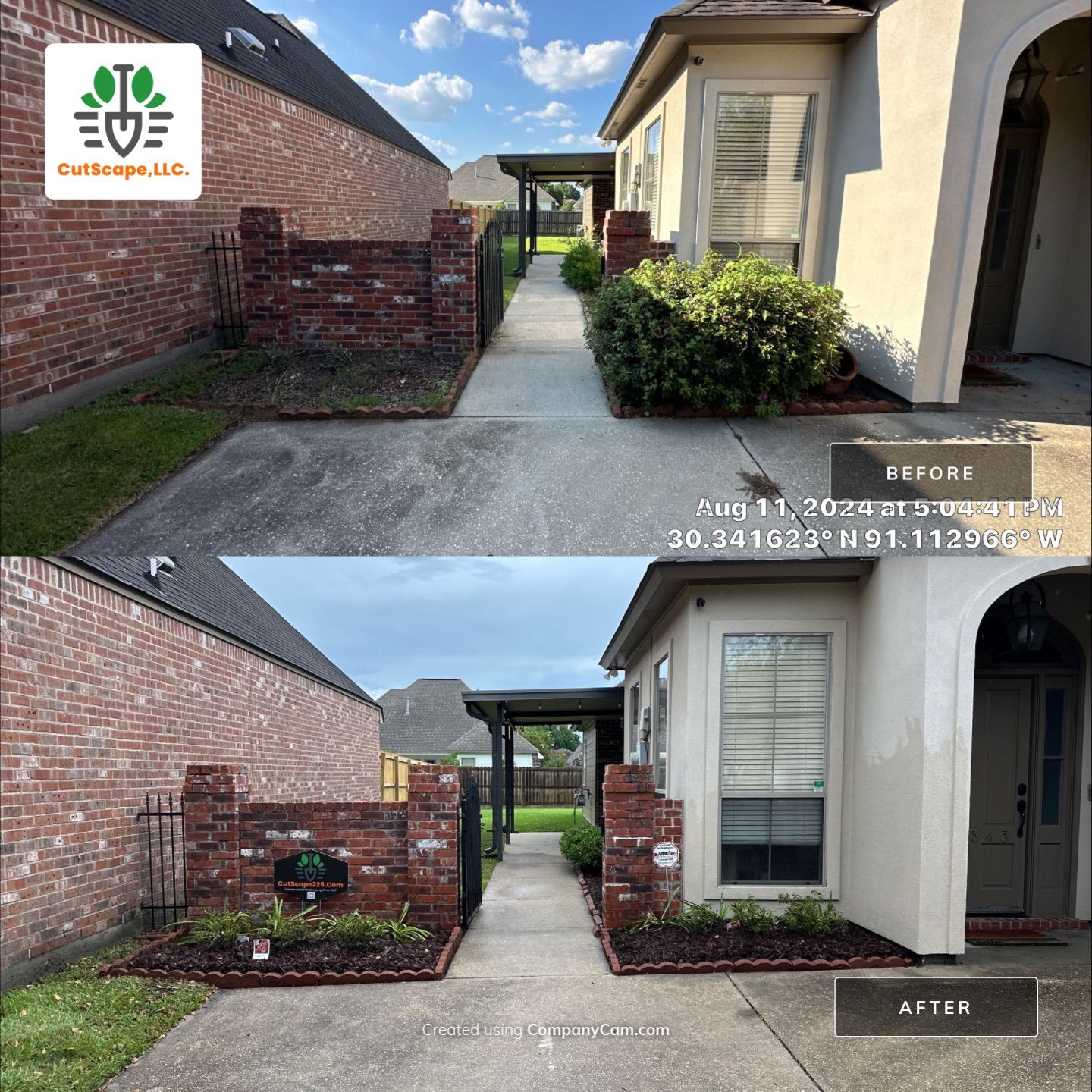 LANDSCAPE SERVICES: DEMO /PREP/ INSTALL / TRIM / MULCH INSTALL by CutScape, LLC.