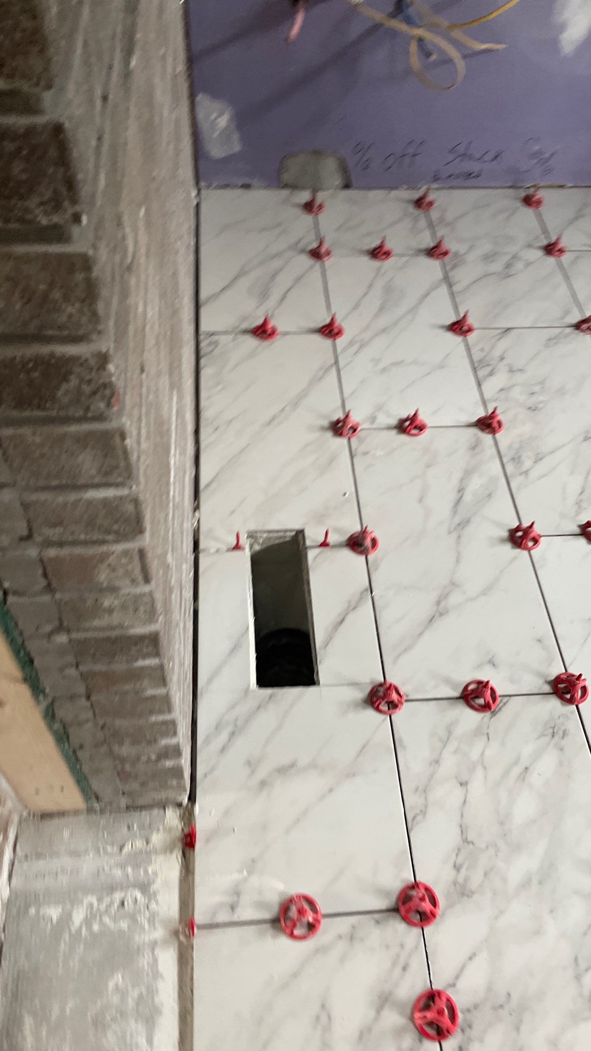 Remodeled Home with new tile floors, Showers and Refinished Oak Floors with stain and Waterbased Finish by Footprints Floors of Coastal Carolina