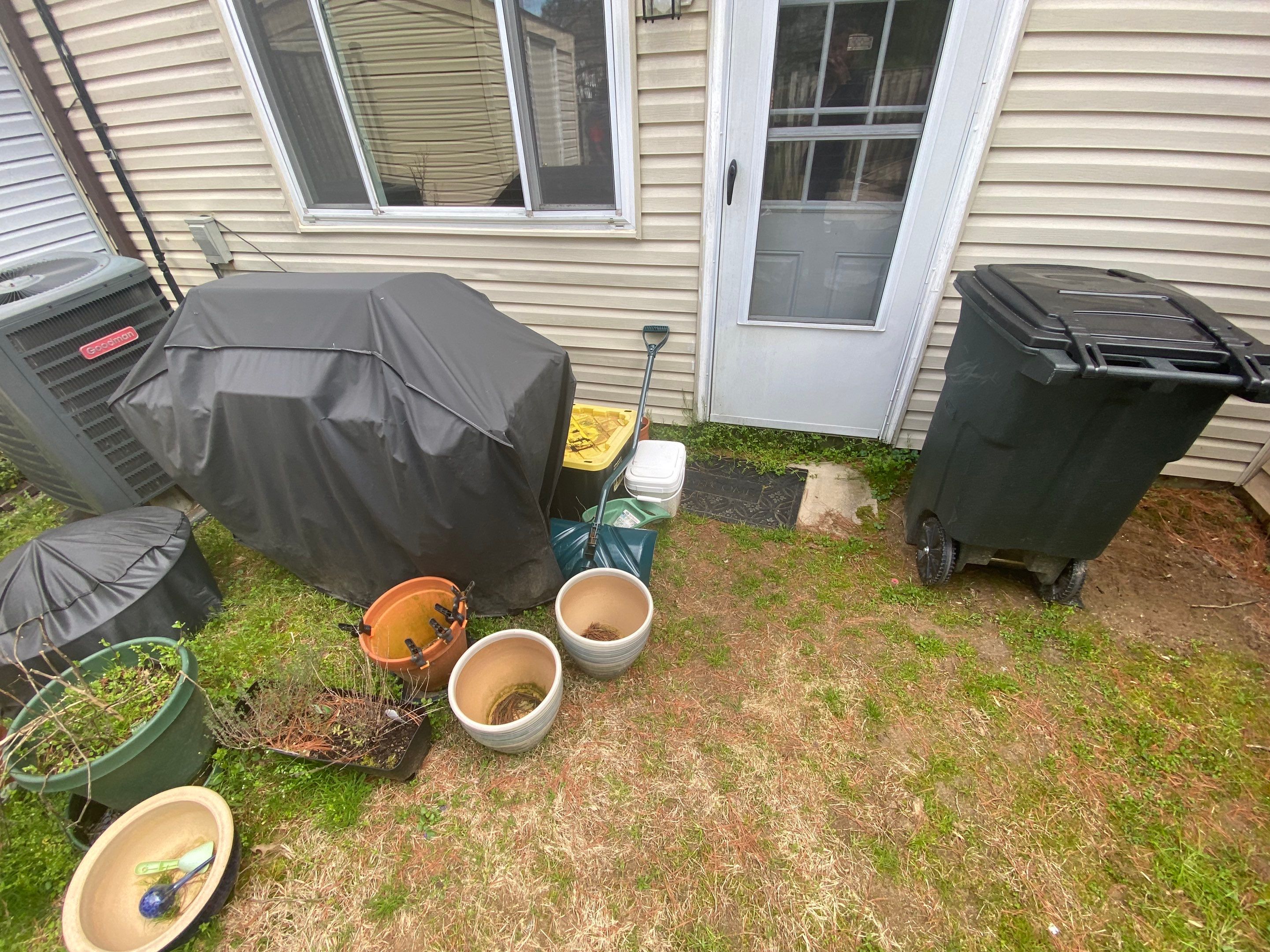 Backyard Transformation using Techo-Bloc Pavers by The Smet Companies, LLC
