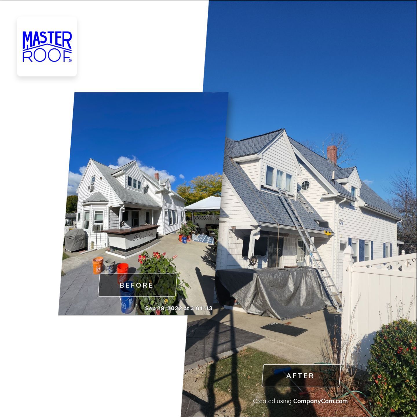 Roofing and Flashing in Franklin, MA by Master Roof Inc