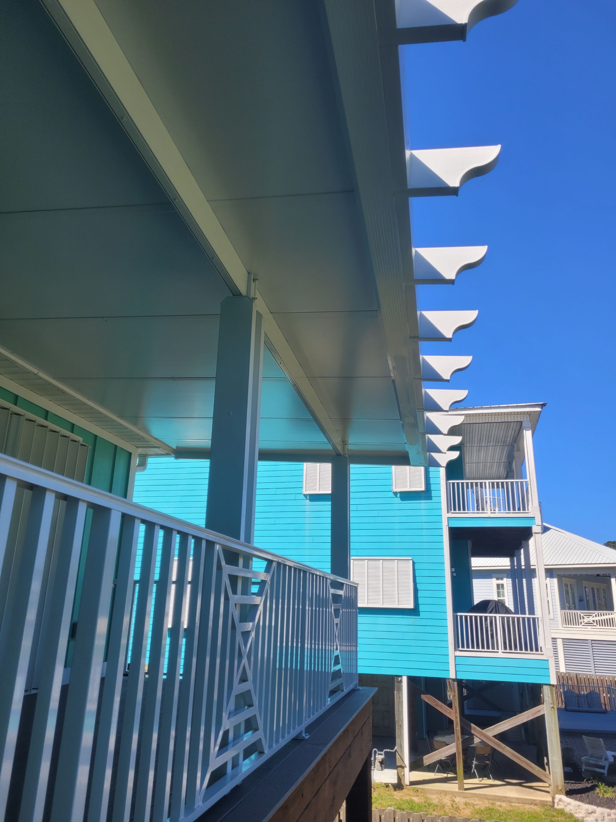 Elevated Patio Cover w/Pergola Trim by Titan Sunrooms