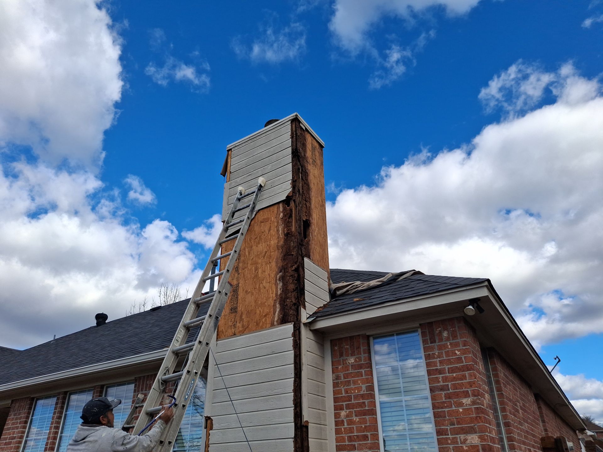 Exterior Painting & Chimney Restoration in Tyler, TX by Quality Coats Painting