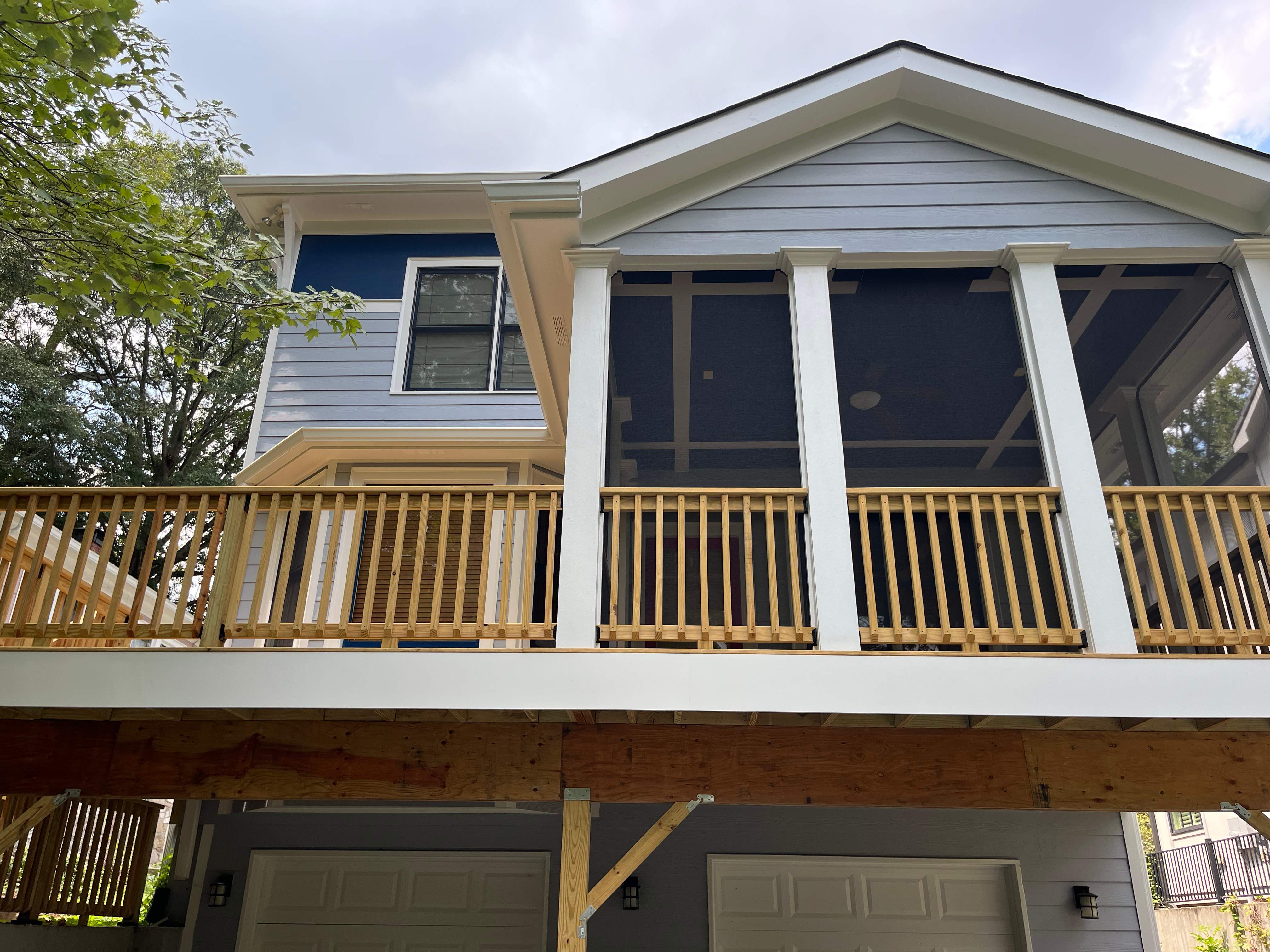 Decatur Deck Rebuild using Pressure Treated Pine by Nelson Exteriors 