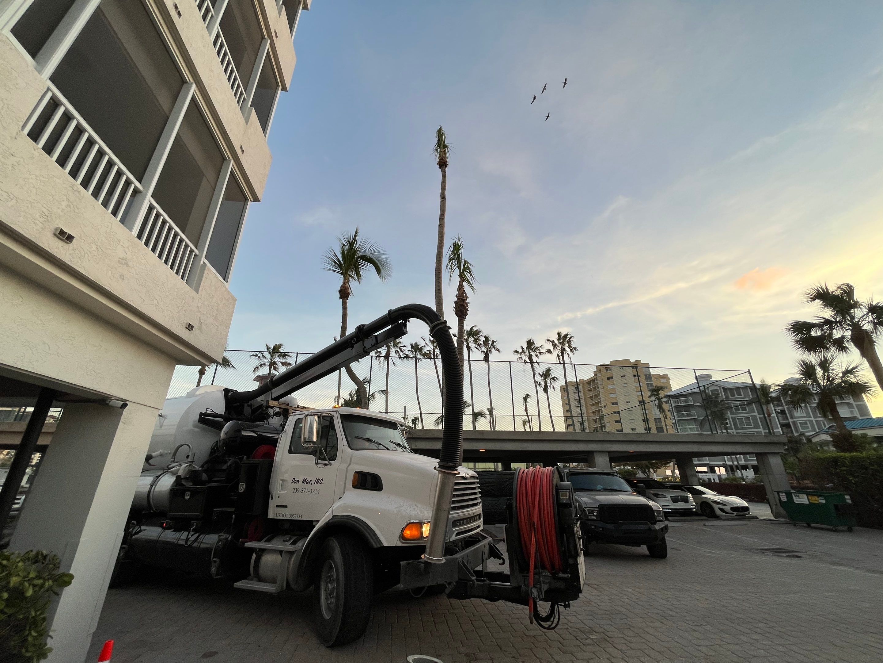 Condo Storm Water System Cleaning and Maintenance After Hurricane Ian by APS Power & Water