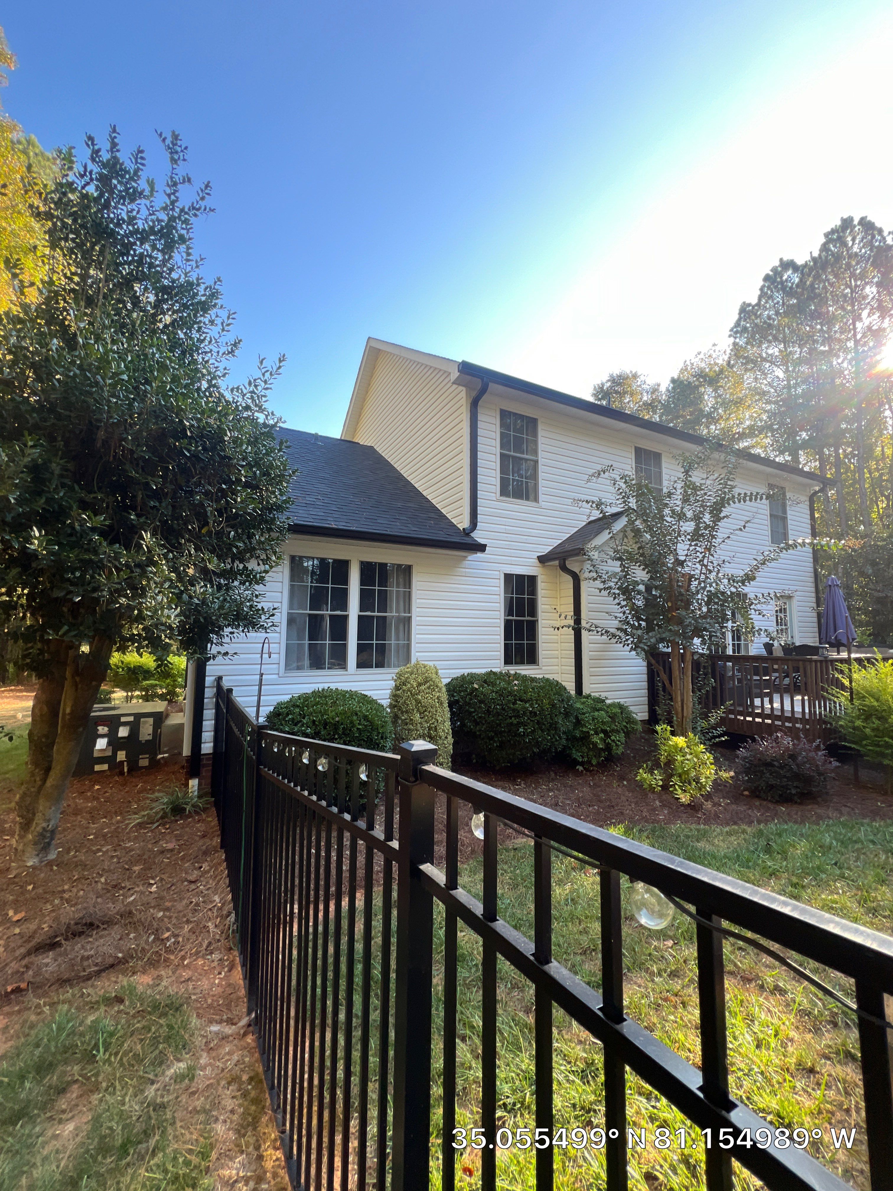 Owens Corning Shingle Roof Replacement and Gutter Installation in York, SC by Merritt Roofing LLC