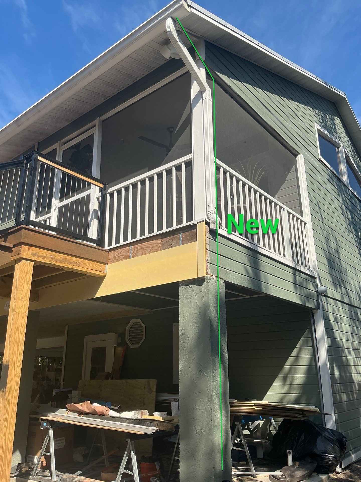 Custom Downspout Installation in Siesta Key FL by Gutter Professors