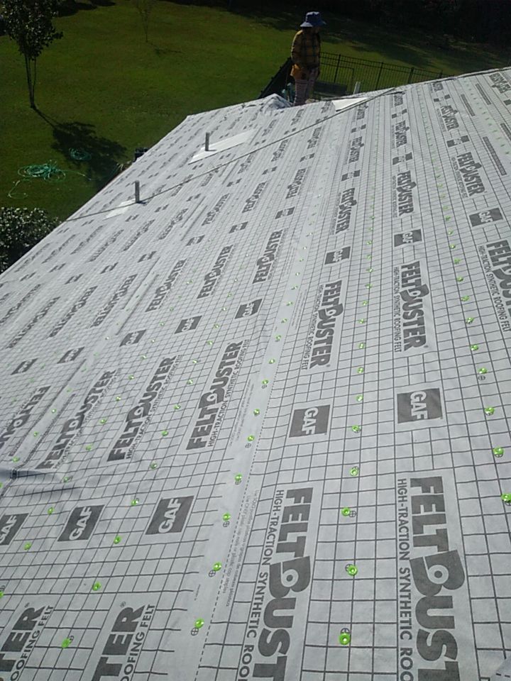 Residential Roofing Installation using Roof Replacement by American Roofing & Construction LLC
