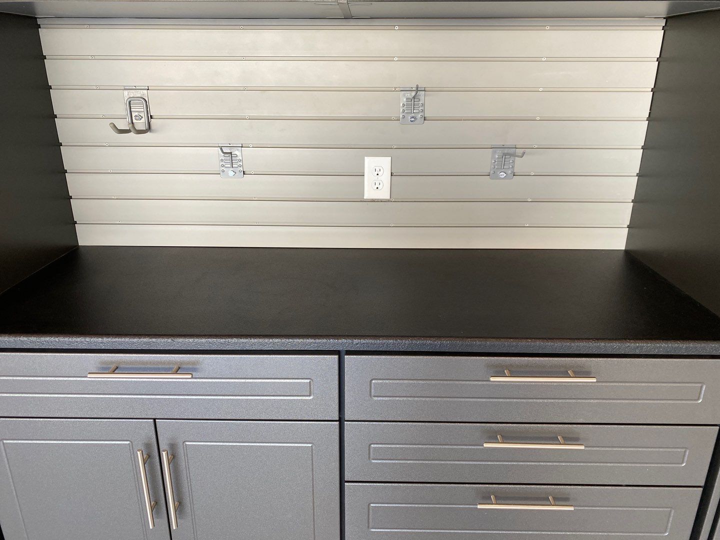 Monte L. adds storage to garage! by Banner Garage