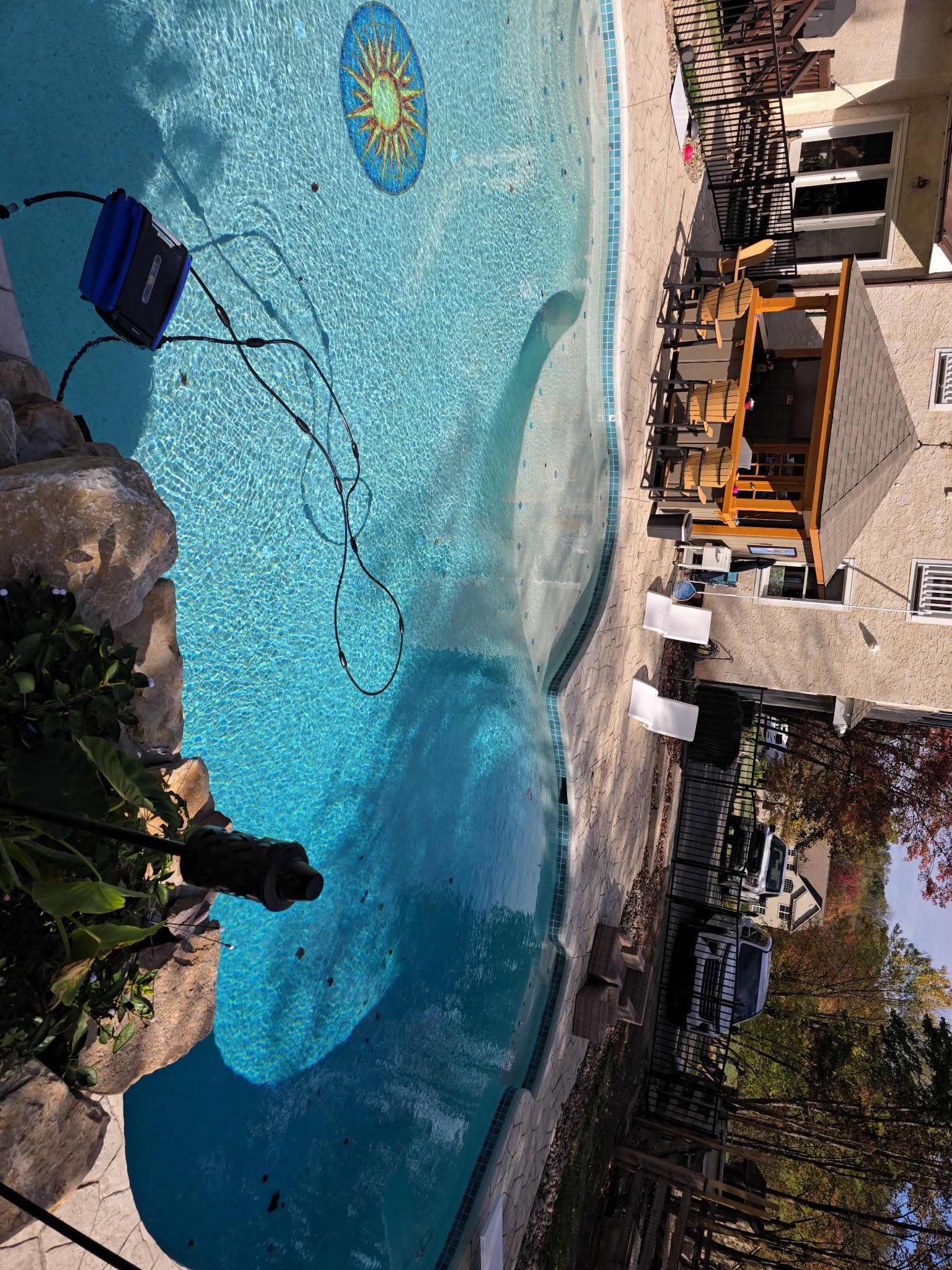 stamped concrete pool deck  by Architectural Concrete Design