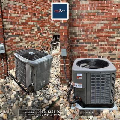 Central Air Conditioning Installation using Rheem