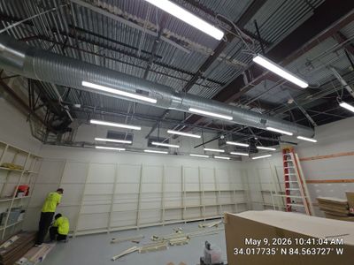 Commercial HVAC System and Custom Ductwork Installation in Kennesaw