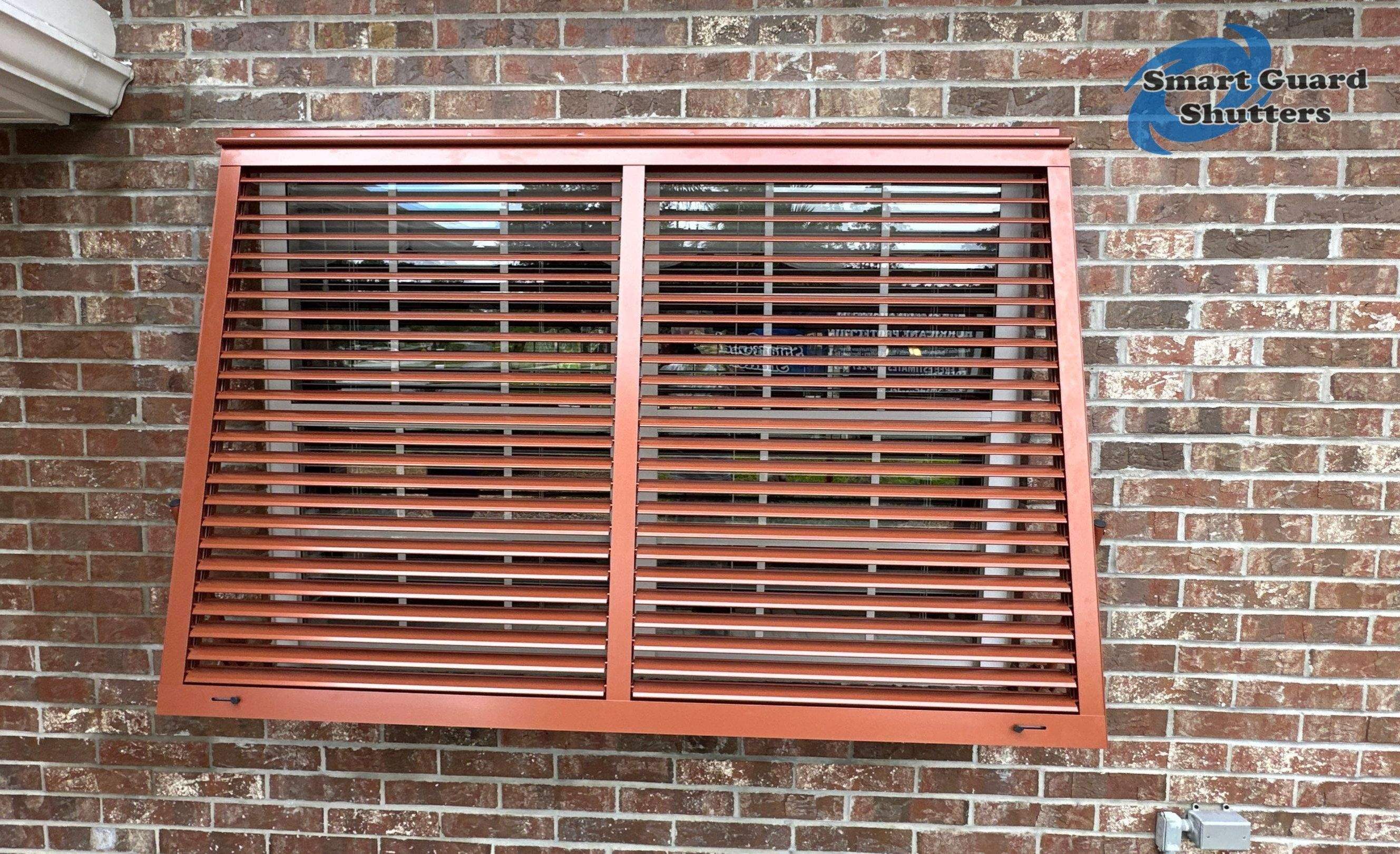 Impact Bahamas in Pearl Copper  by Smart Guard Shutters