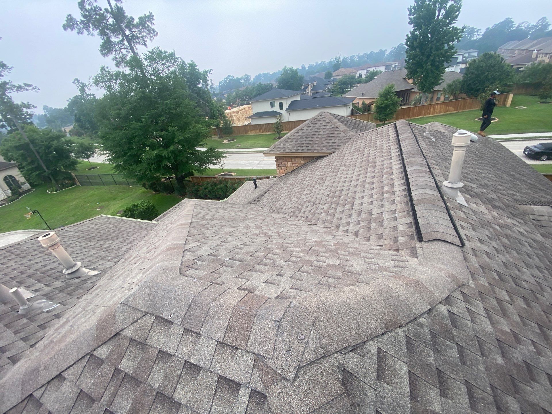 Residential Roofing Repair using Owen's Corning Duration (Lifetime) Shingles by Roof Repair Company