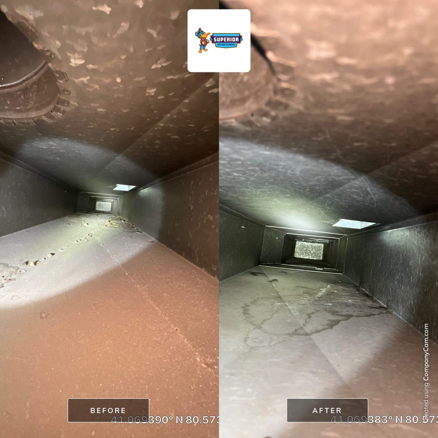 Air Duct Cleaning With a Vacuum Truck in Campbell, OH by Superior Air Duct Cleaning