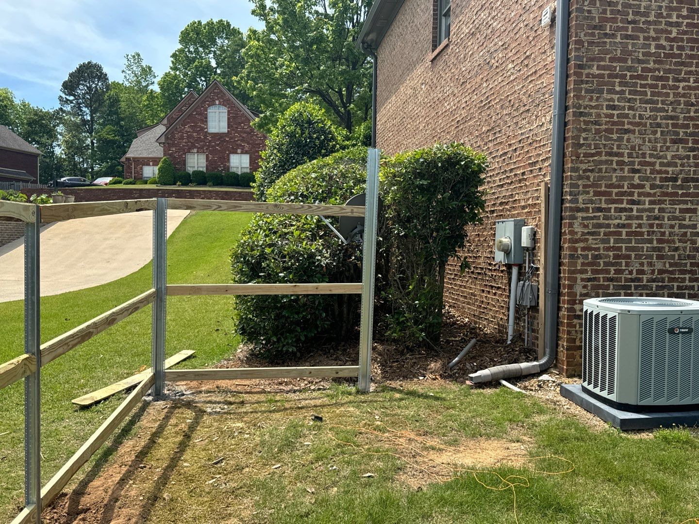 Lake Crest - Fence by Pillar and Pine