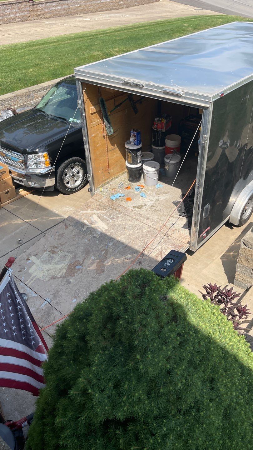 Driveway + Garage Project in Cranberry Township by Floors in a Day, Inc