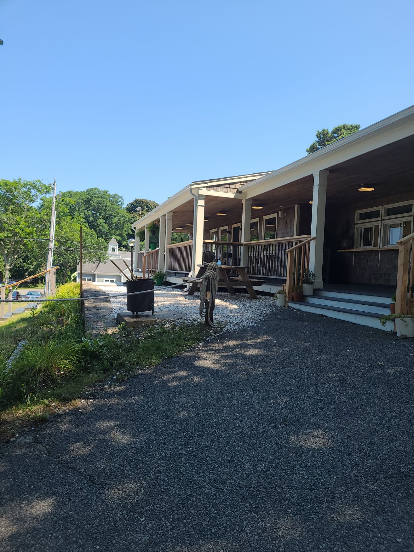 5" Seamless Aluminum Gutters Installed on a new Business in Sandwich, MA by Gutter Pro Enterprises
