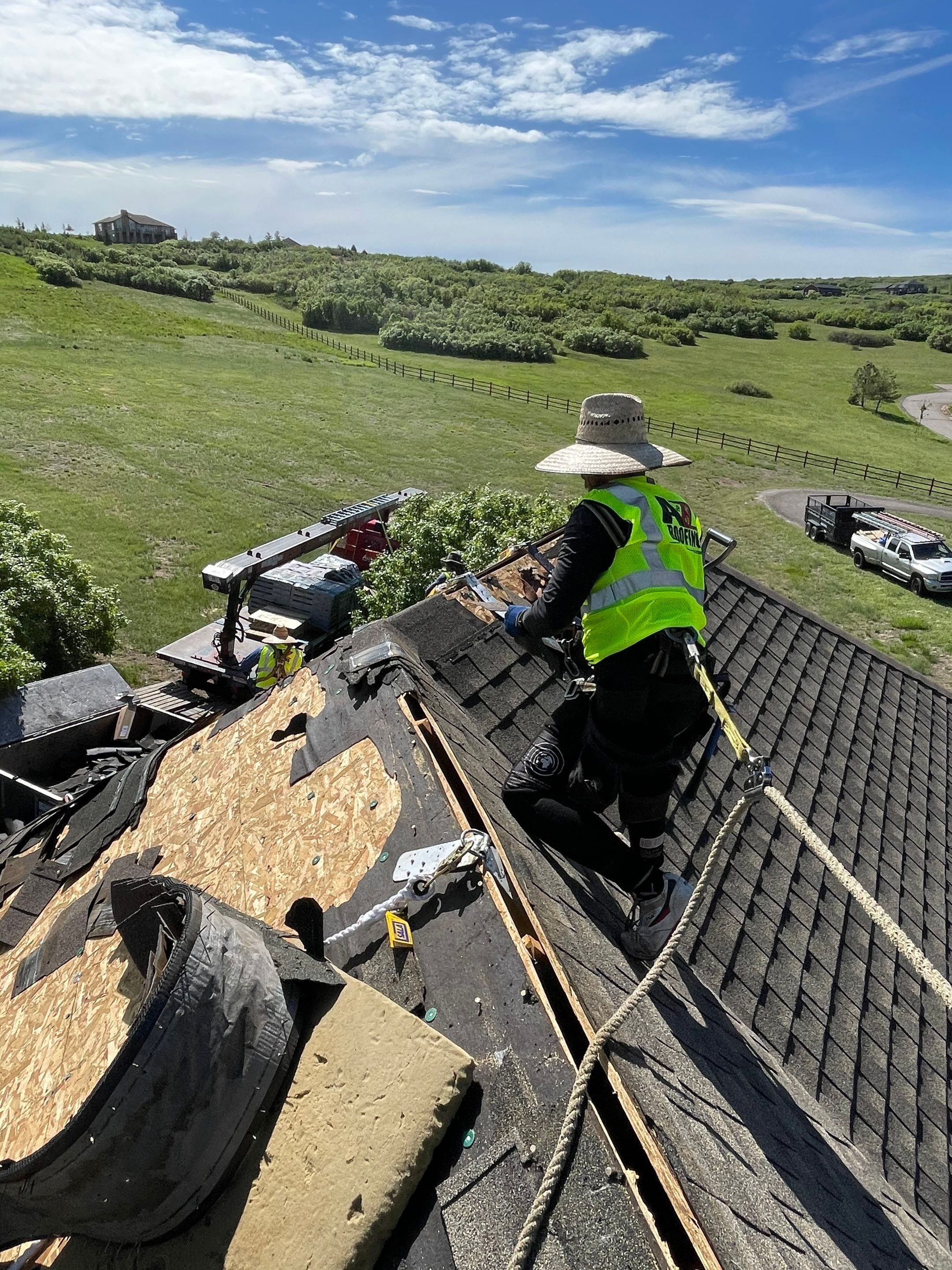 Residential Roofing Installation using Owens Corning TruDefinition Duration STORM by A to Z Roofing