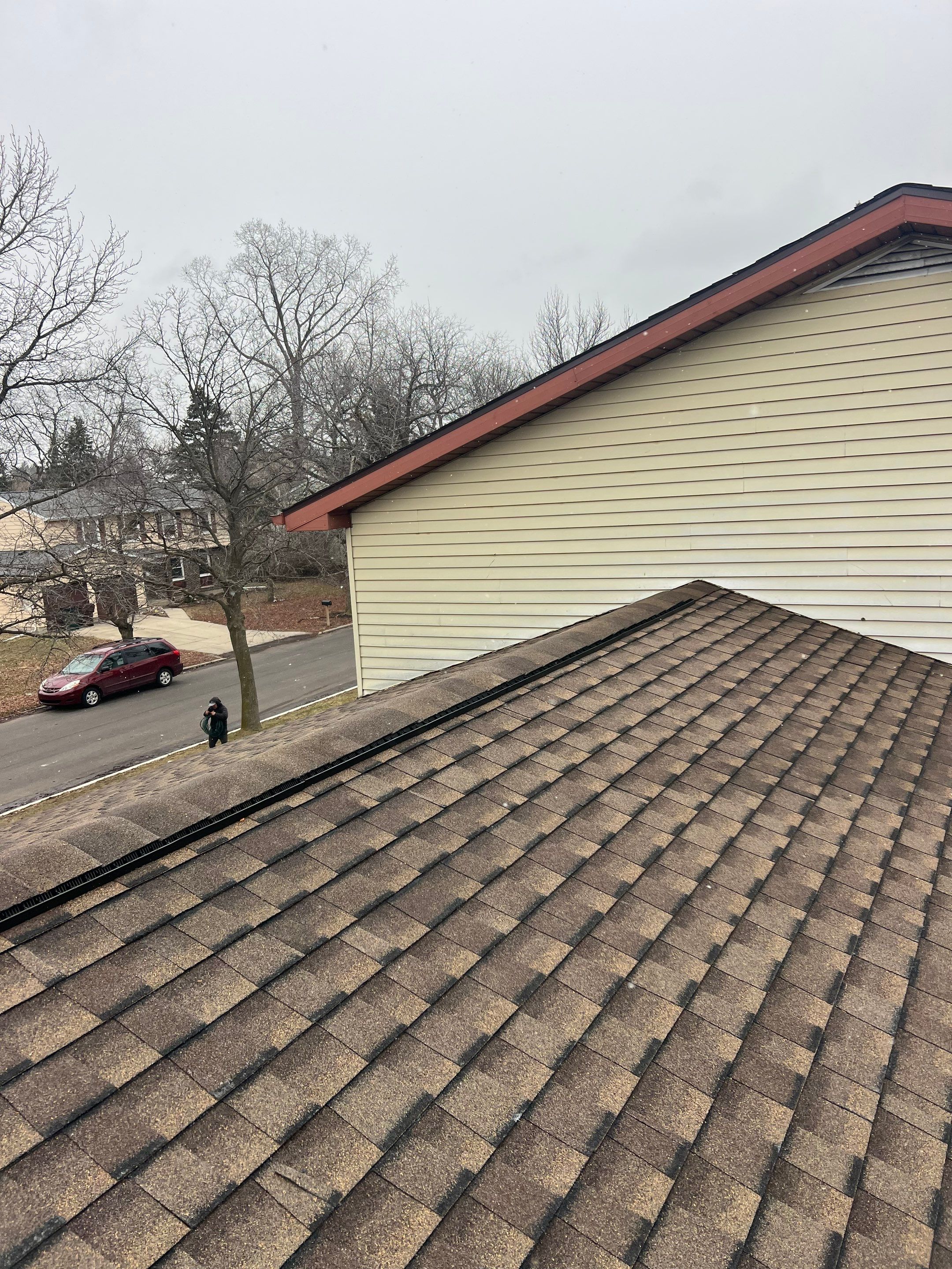 Residential Roofing Installation using GAF TIMBERLINE HDZ- Barkwood by Avalon Roofing and Exteriors