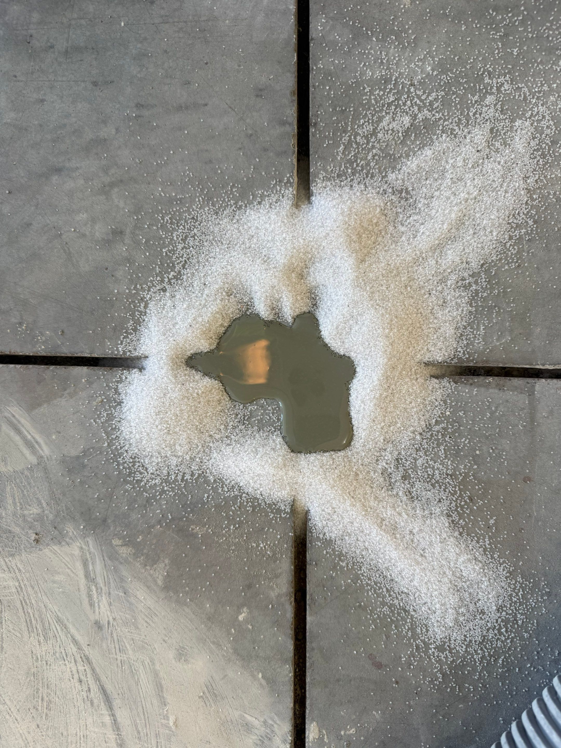Cabin Fever Garage Floor Coating in Sioux Falls by Select Painting, Coatings & Garage Cabinets