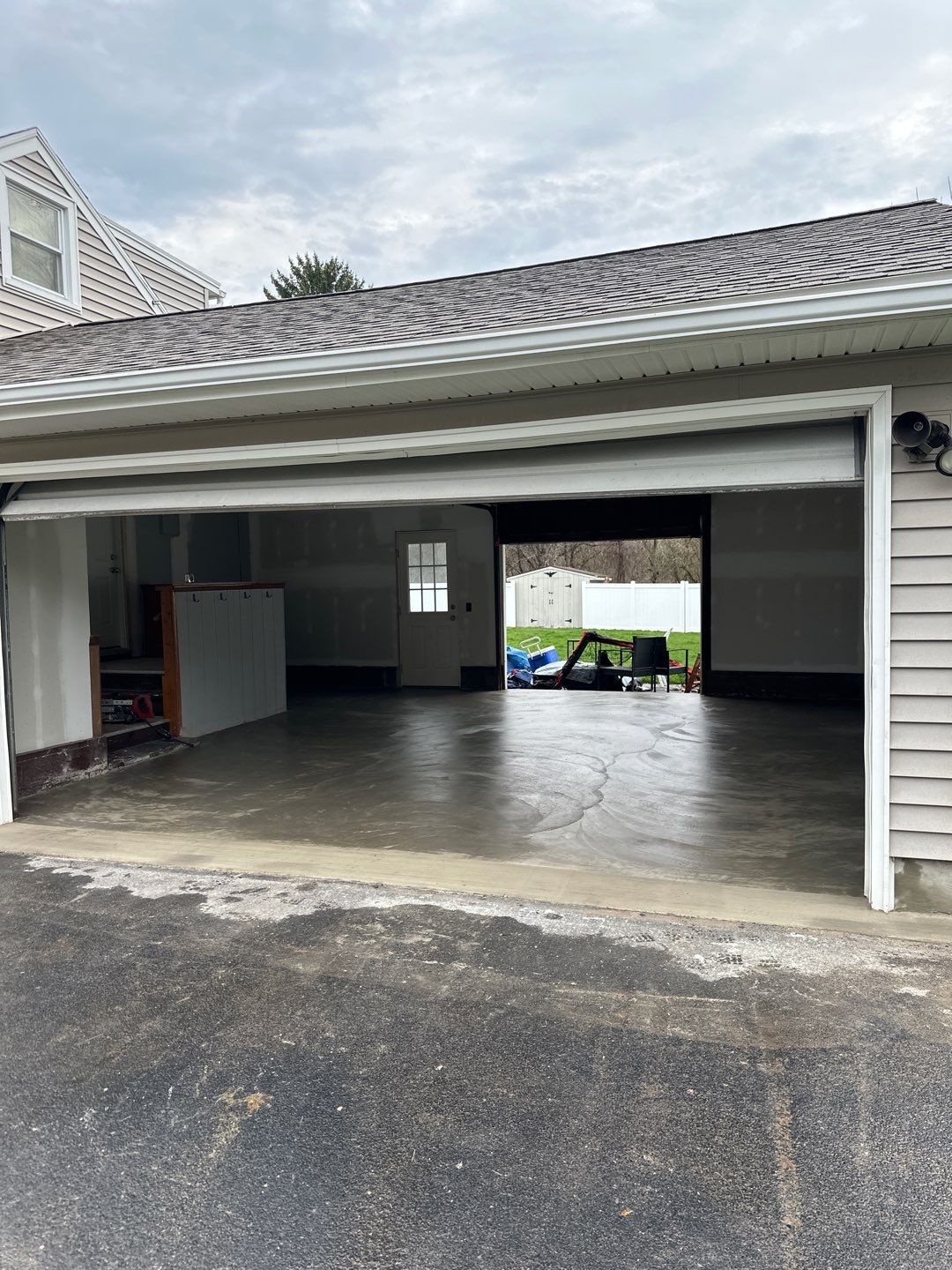 Webster Garage Floor by NG Masonry & Construction LLC