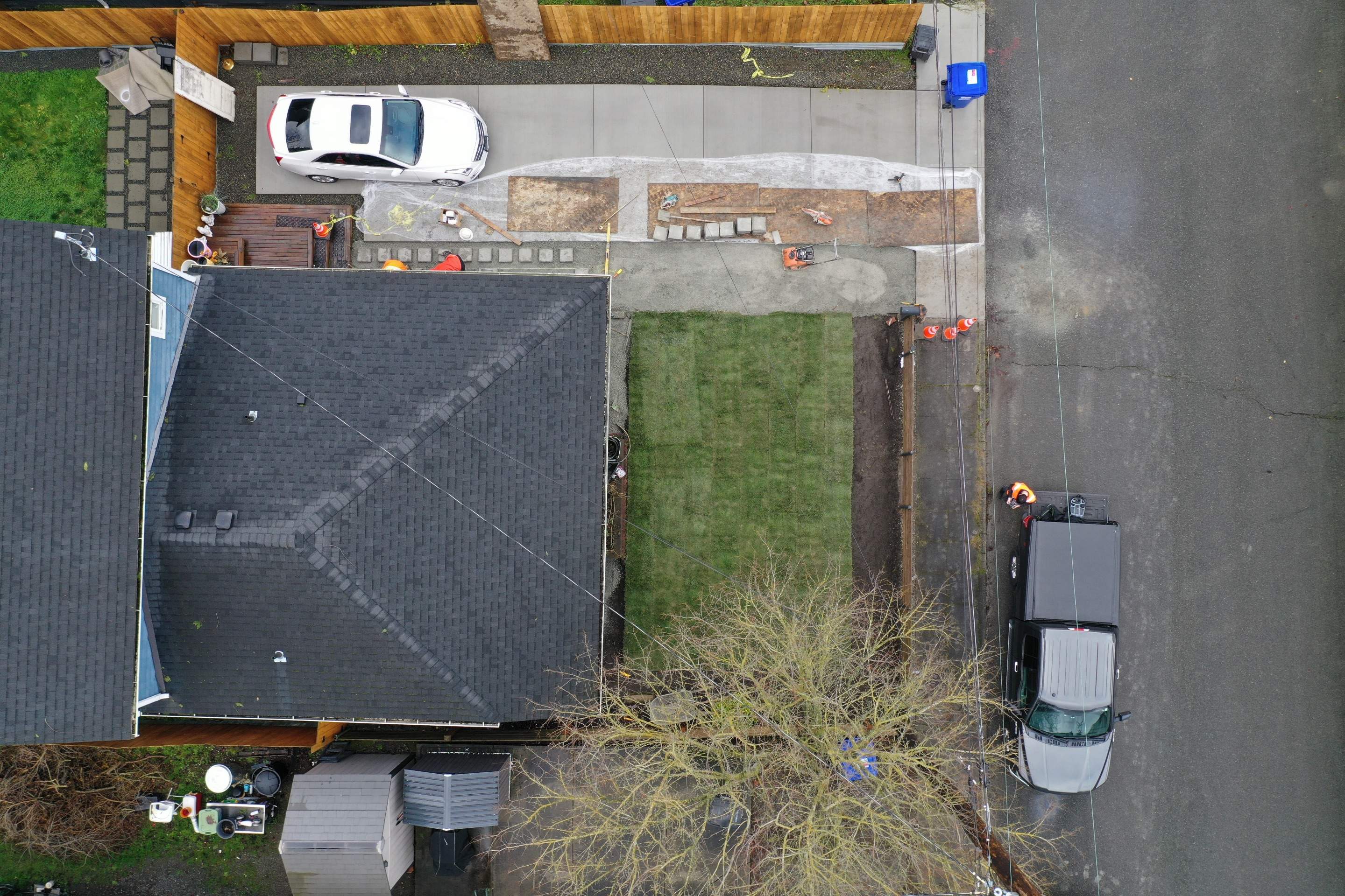 Concrete Driveway & Landscaping Project | Everett by Jireh Asphalt & Concrete Inc 