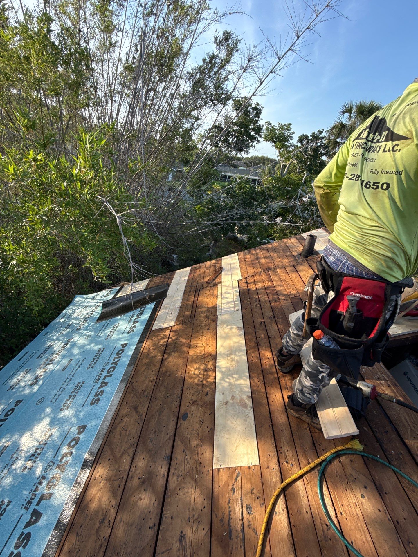 Project in St. Petersburg by Mitchell Roofing Company LLC