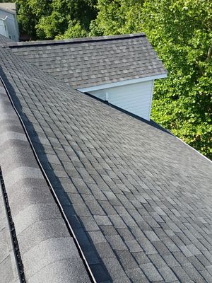 Residential Roofing Installation using Tamko Titan- Thunderstorm Grey