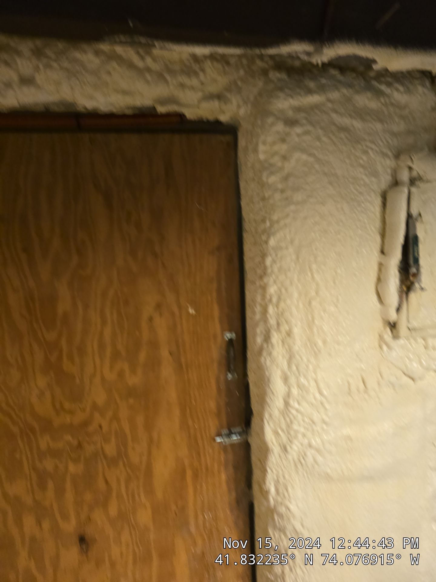 Basement Exterior Walls using Closed Cell Spray Foam by NYS Foam & Energy