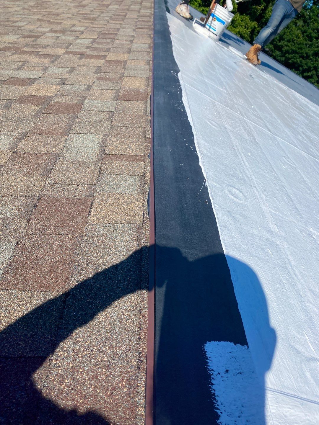 Residential Roofing Installation using Owens Corning Duration Driftwood by A Plus Exterior